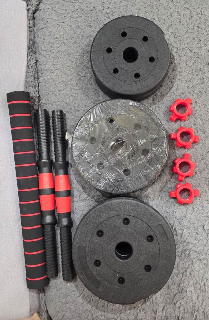 weights dumbells set