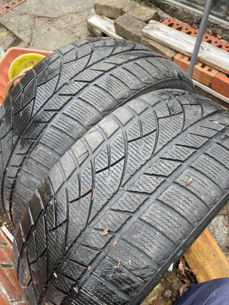 Pair of Evergreen Winter Tyres, 235x45xR17, Part worn, plenty left on them,
