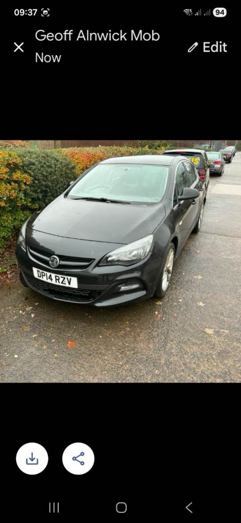 Vauxhall astra 1.7 diesel 2014 mot fail runs and drives really well