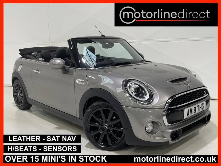2018 MINI Convertible 2.0 Cooper S Convertible 2dr Petrol Steptronic Euro 6 (s/s) (192 ps) Conver...