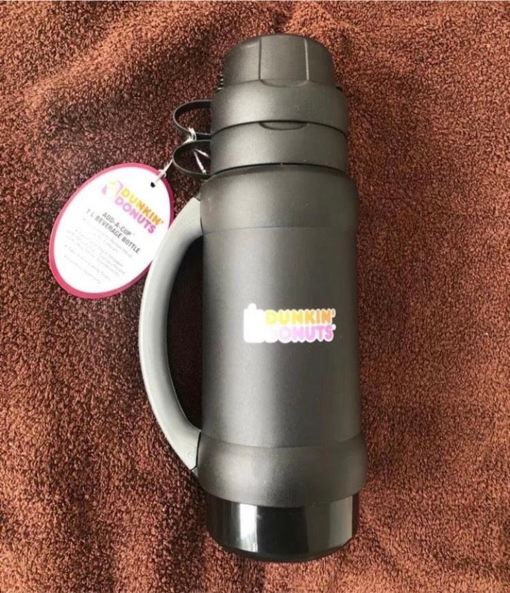 Dunkin Donuts - Black Vintage Thermos - 1L