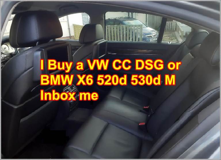 I Buy a VW CC DSG / BMW X6 520d 530d M / Inbox me