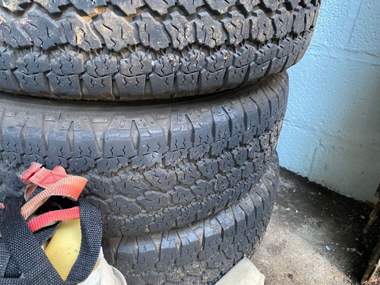 Jeep wrangler tyres x 3 