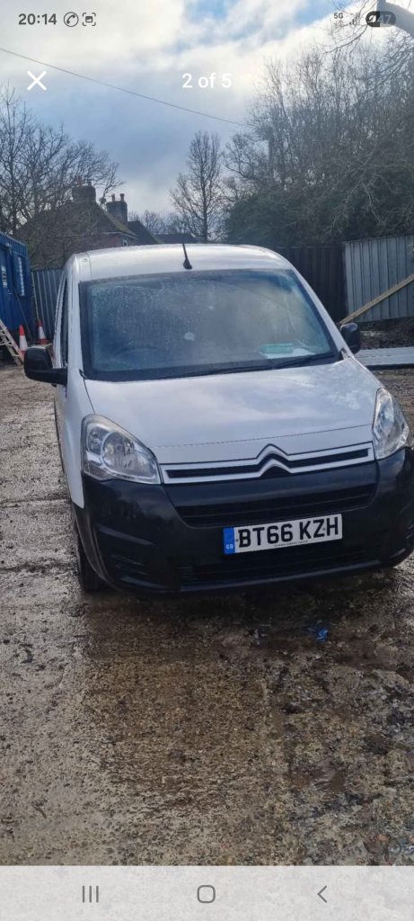 Citroen, BERLINGO, Panel Van, 2016, Manual, 1560 (cc)