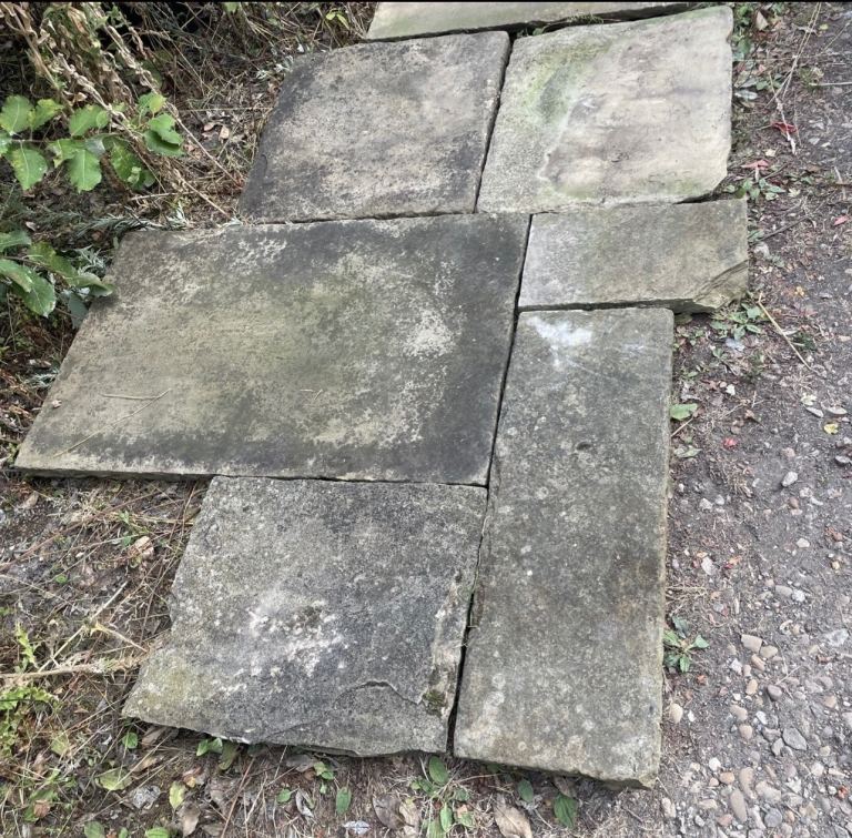 Yorkshire Stone flags 4m2  10X  collect Leeds 26 Patio Garden Path Feature York