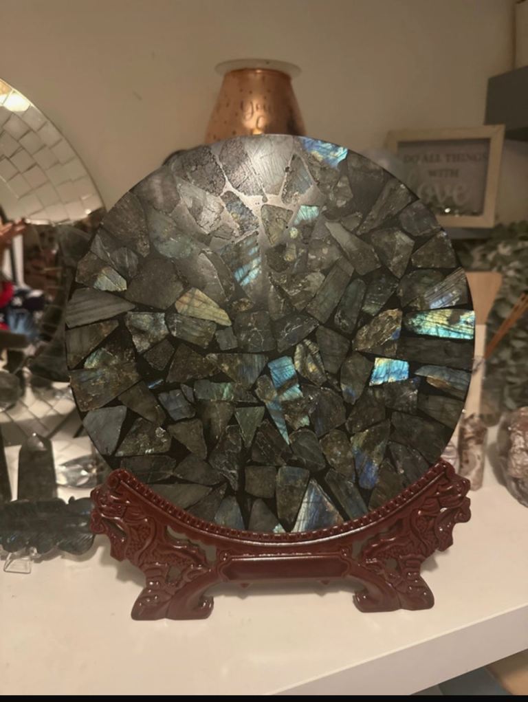 Labradorite crystal plate 