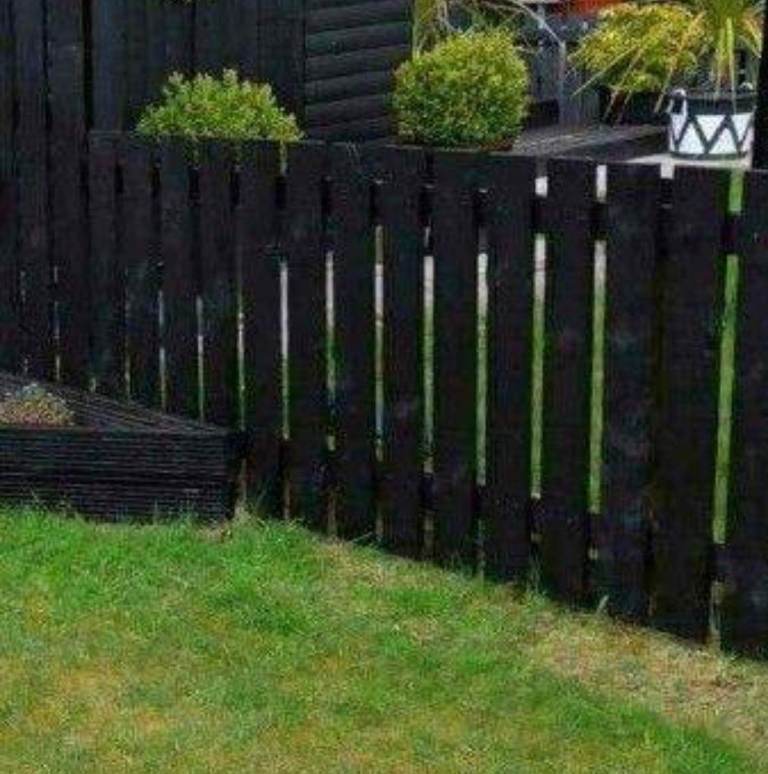 Fence paint 1 coat 