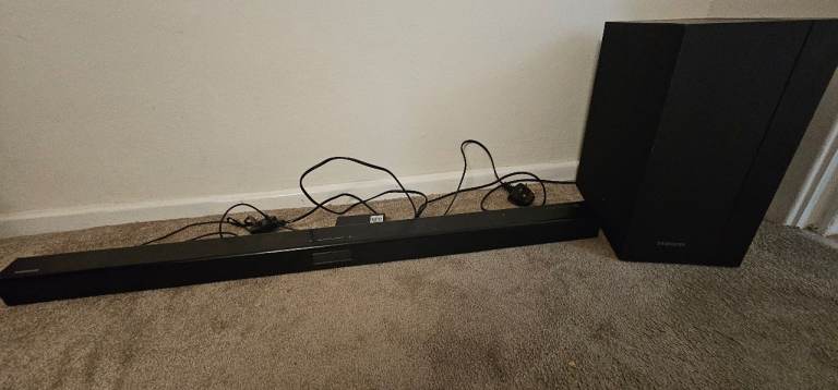 Samsung Soundbar with Subwoofer - 2.1 Channel Loud & Clear Sound