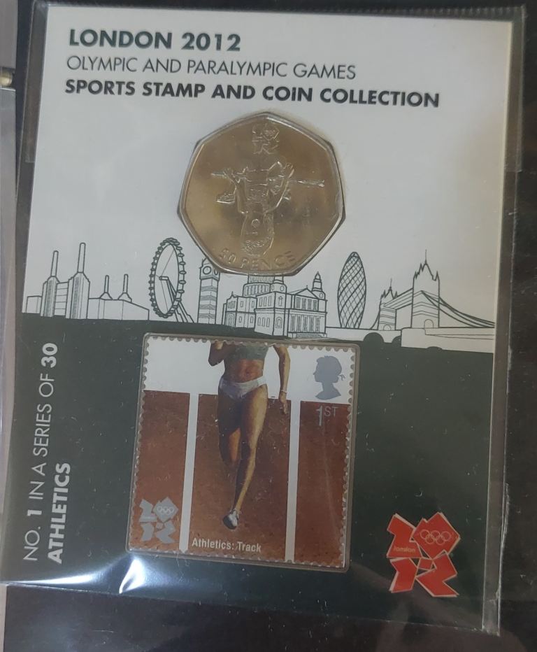 London 2012 Olympic & Paralympic Games Sports Stamp and Coin Collection