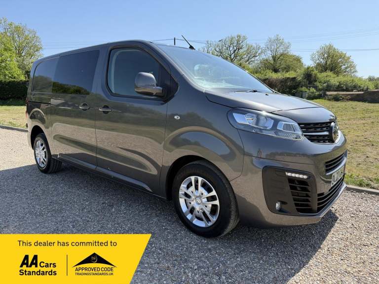 2020 Vauxhall Vivaro 3100 2.0d 120PS Sportive H1 D/Cab PANEL VAN DIESEL Manual