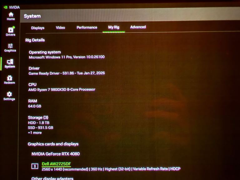 High-End Gaming PC – RTX 4080 / Ryzen 7 9800X3D / 64GB DDR5 / 2TB NVMe ...