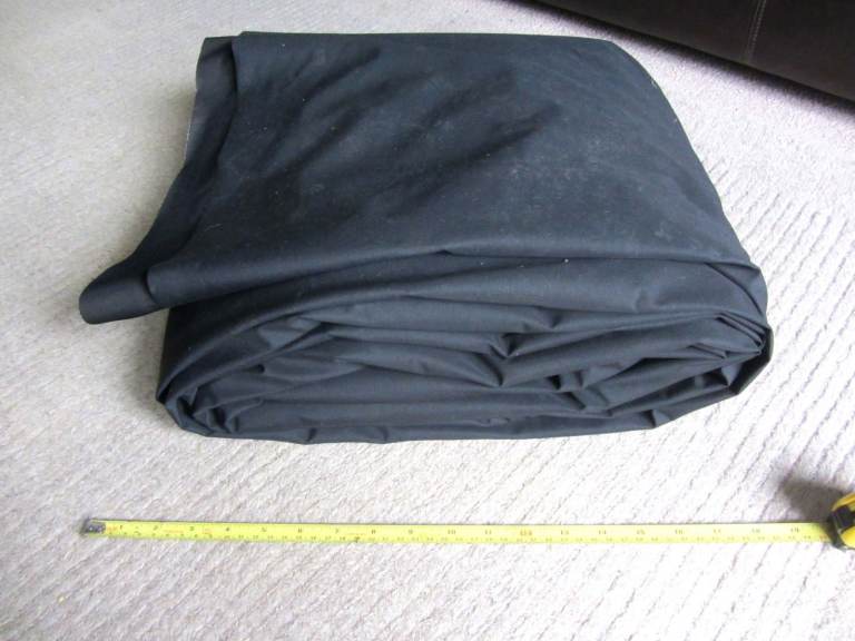 One Piece of GORE-TEX Fabric - XL Sheet Material Size 5 Metres x 2.8 Metres Black goretex gortex  