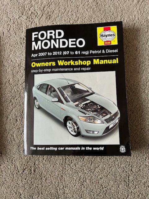 Two Haynes Car Manuals for Ford Mondeo
