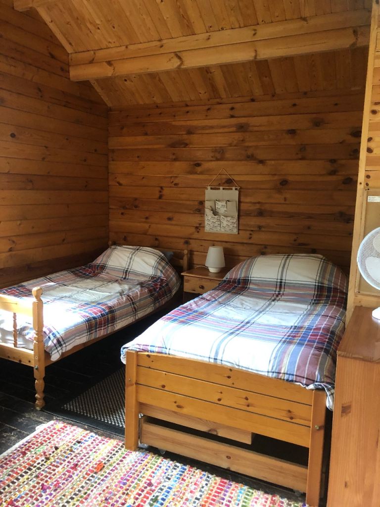 Two single bed with mattresses 