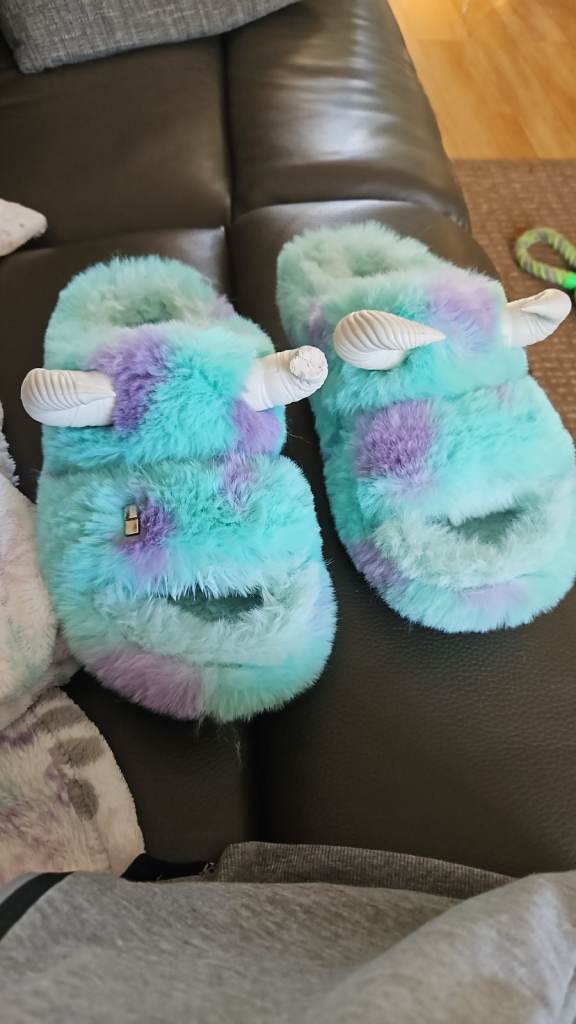 Crocs Monsters, Inc. Sulley Classic Cozzzy Sandals - UK 8m 10w