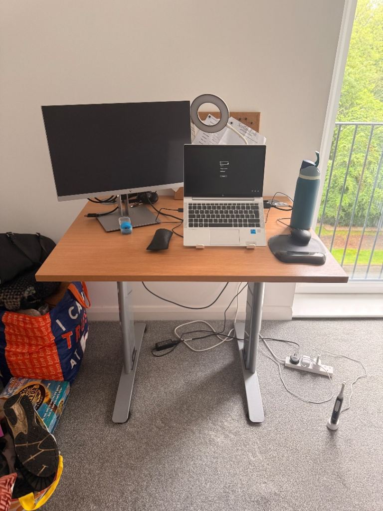 Large wooden office desk 