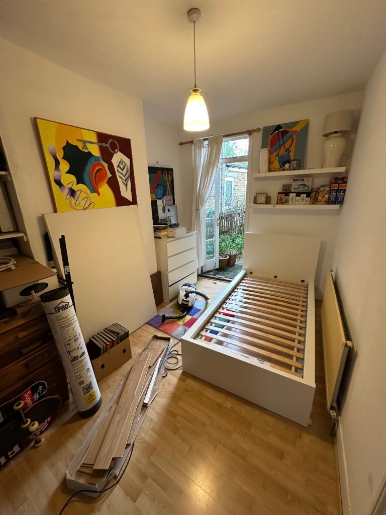 Ikea single bed flame 