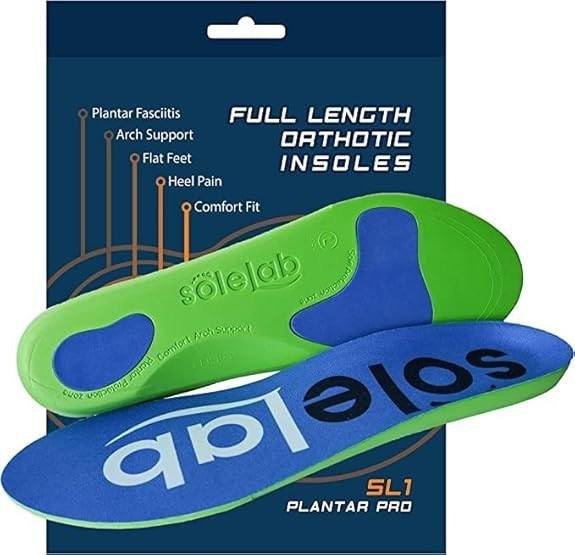 solelab premium Sole-Lab Orthotic Insoles, flat feet, heel pain, plantar fasciitis, or overpronation