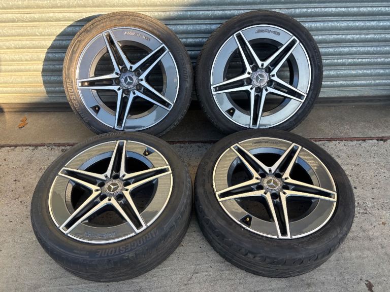 Mercedes c class 18” AMG W206 alloy wheels / tyres 