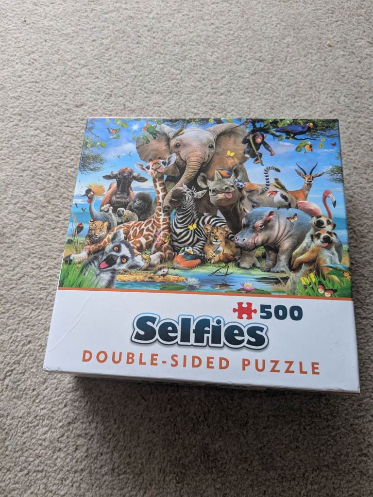 Double sided 500 piece puzzle 