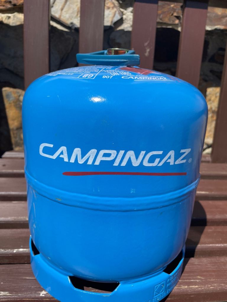 Campingaz 907 gas bottle cylinder 1/2 full ready to use VW motorhome camper camping 