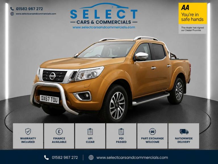 2017 Nissan Navara 2.3 Navara Tekna dCi 4WD 5dr SUV Diesel Manual