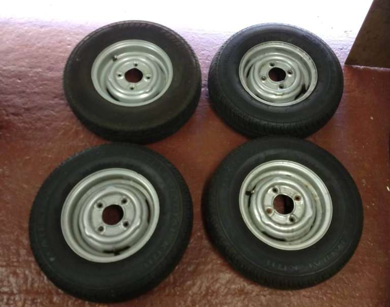 Mini or Trailer 10" wheels x 4