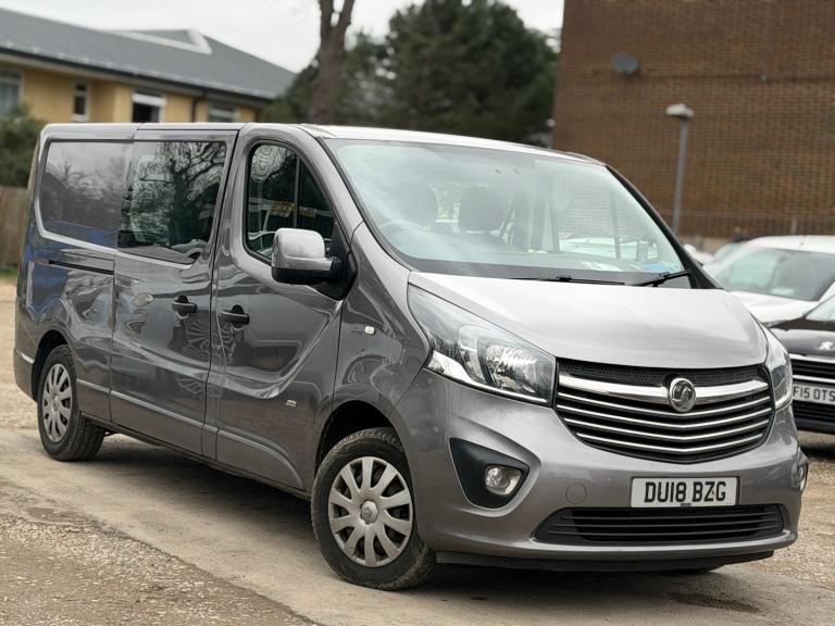 2018 Vauxhall Vivaro 2900 1.6CDTI BiTurbo 125PS Sportive H1 D/Cab PANEL VAN Diesel Manual