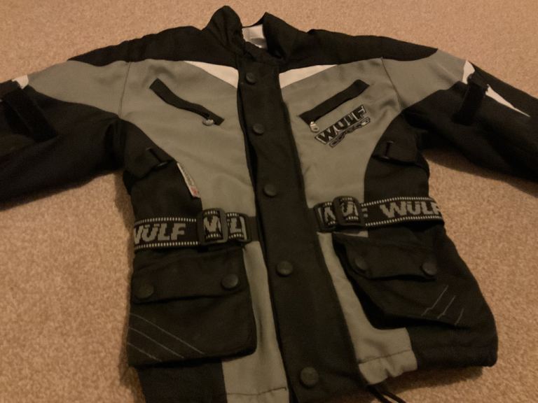 Wulfsport Kids Jacket Suit Age 5-7 Motocross Enduro MX QUAD PITBIKE COAT WULF Pw50 Motorbike Yamaha