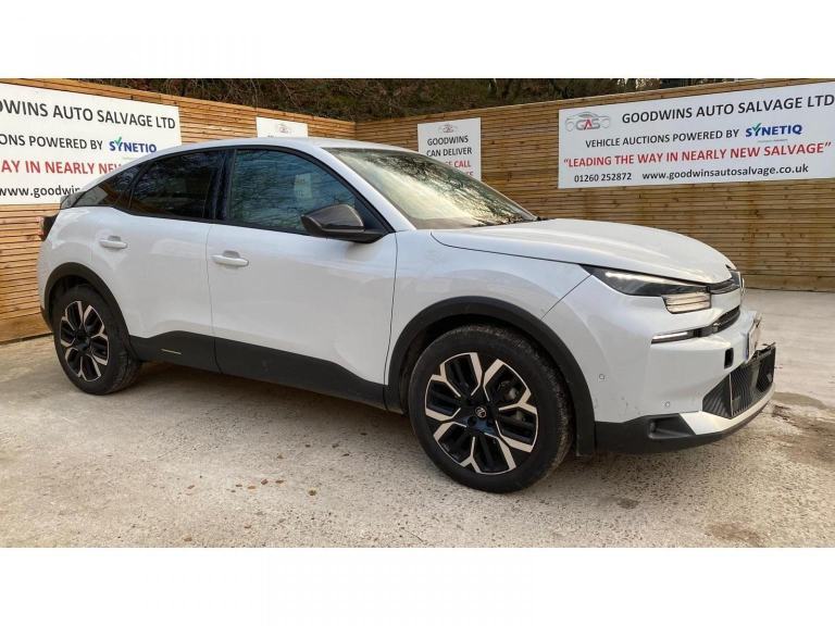 CITROEN C4 1.2 PureTech MAX White Auto Petrol 2025 Damaged Repairable Salvage