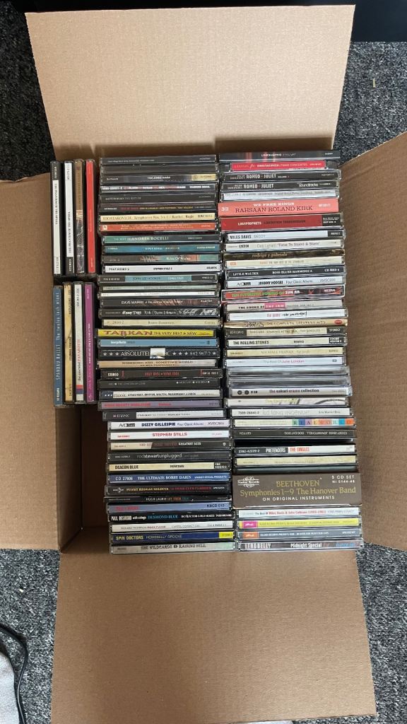 image for BULK - Cheap Music CDs - 85x vintage, rock, rap, Rolling Stones cd