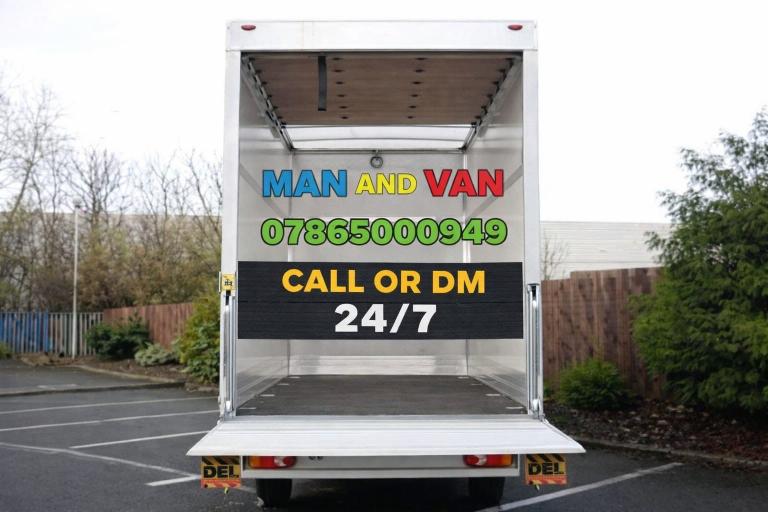 FREE QOUETS ANYTIME MAN WITH VAN HOUSE REMOVAL FLAT MOVERS BED MOVE SAME DAY BIG VAN24/7 DUMP CLEAR