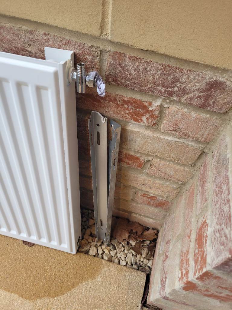 White Single Radiator 