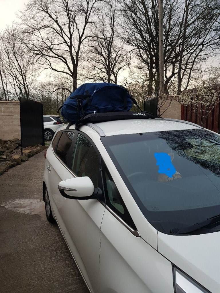 Inflatable Car Rack and Holdall Bag