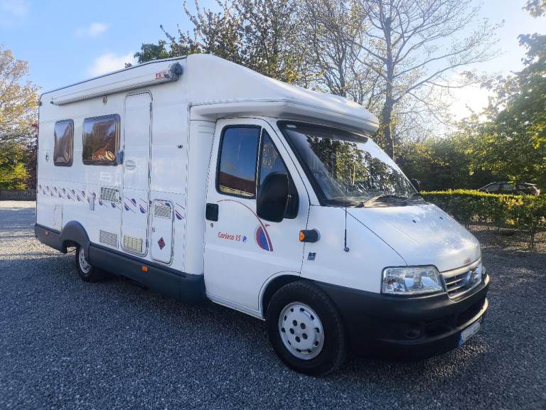 FIAT DUCATO 2.8 JTD CI CARIOCA 15P MWB MOTORHOME – 4 BERTH / 6 SEAT BELTS / FIXED BED