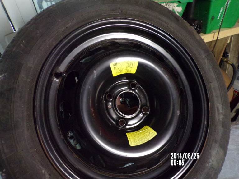 Nissan 16" Wheel / Nissan Jack / Tow eye / Wheel wrench 