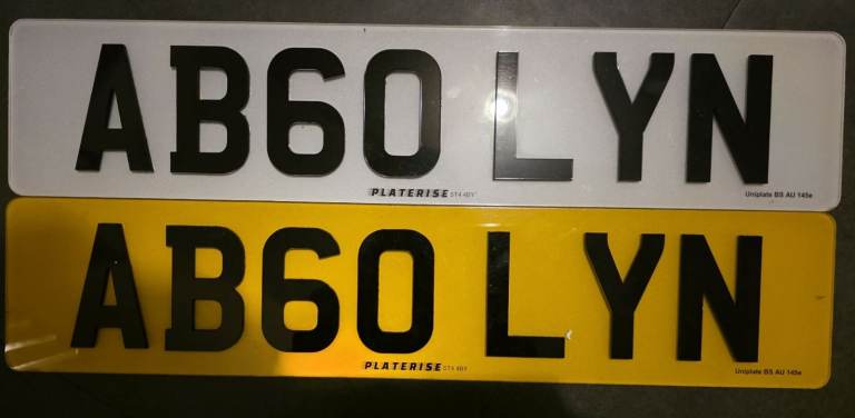 PRIVATE NUMBERPLATE - LYN