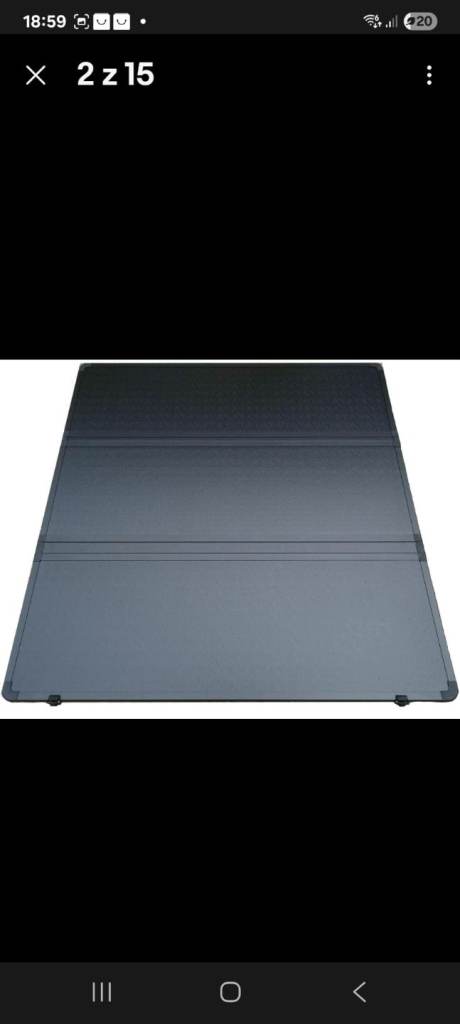 Hard 3 fold aluminium Tonneau for Amarok 2015-2020