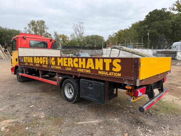 MAN TGL 8.180 2016 7.5 ton 20ft drop side flat bed EURO 6 auto air con