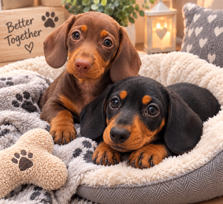 8 weeks old ready now ( ready ) 2 x female Dachsaund pure breed puppies 