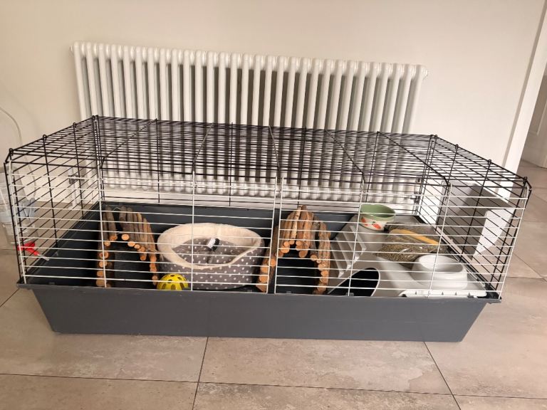 Rabbit and Guinea pig cage and accessories 