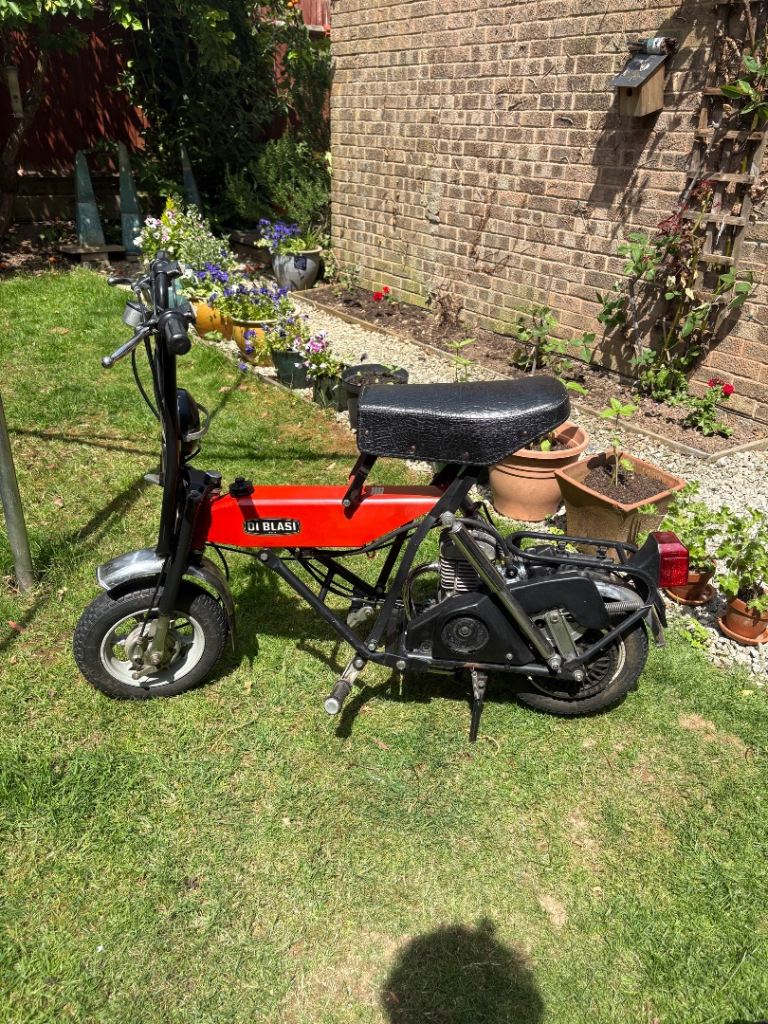 Di Blasi vintage 50cc folding motorcycle moped