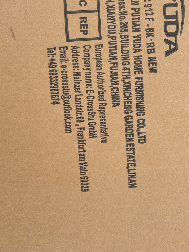 Metal double bed never used in original box 