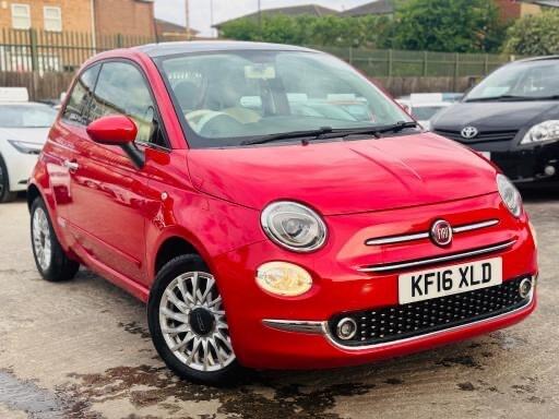 2016 Fiat 500 1.2 Lounge 3dr HATCHBACK Petrol Manual
