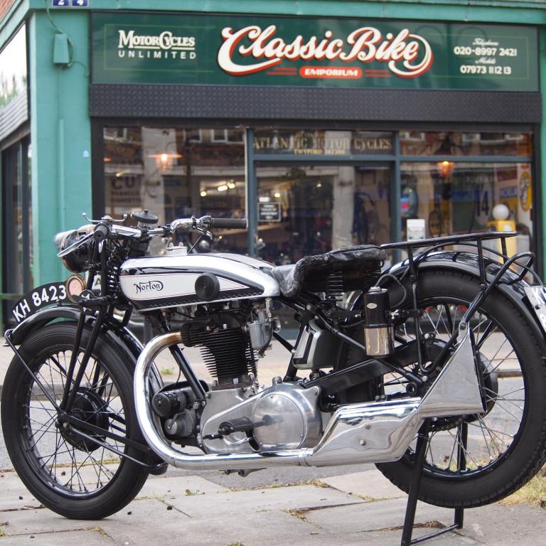 1929 Norton Model 18 490cc With Original R.F. 60 Buff Logbook, Bristol Bike.