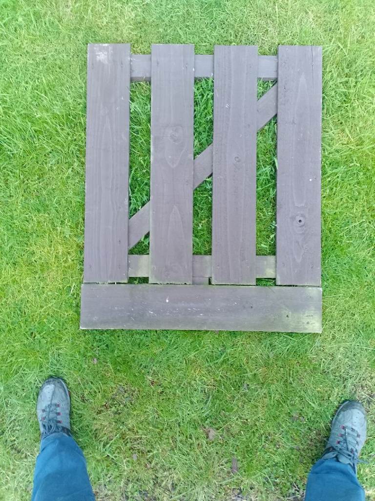Small wooden garden gate 