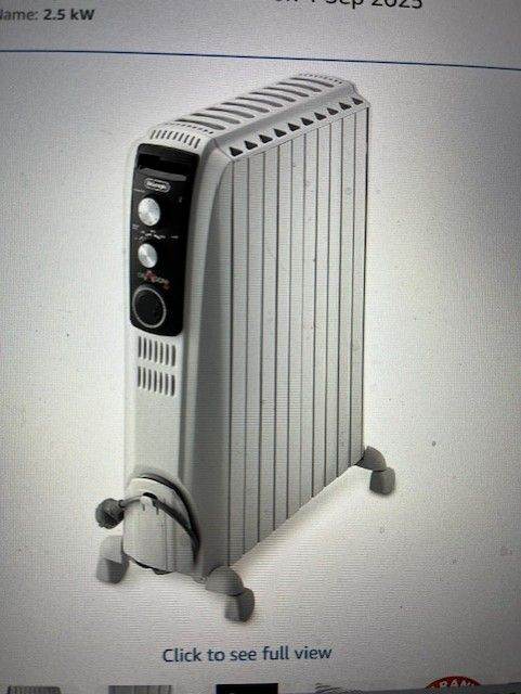 As new De'Longhi DragonTRD41025T Oil filled radiator