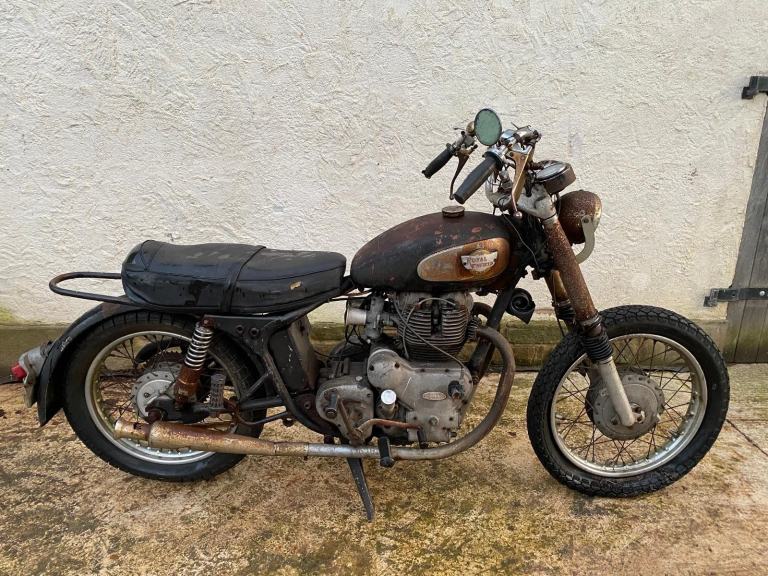 Royal Enfield Interceptor 1963 Barn Find Project Bike