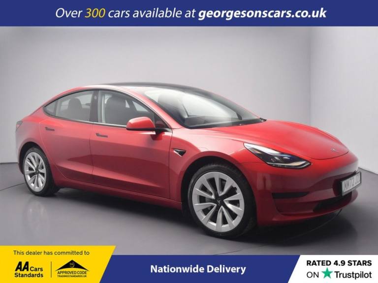 2022 Tesla Model 3 Saloon 4dr Electric Auto RWD (241 bhp) Saloon ELECTRIC Automatic