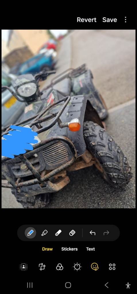 Road registered quadbike 
